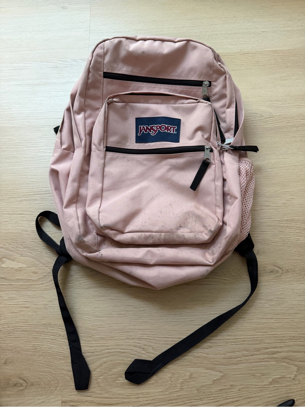 JanSport Big Student Backpack dusty pink Misty Rose